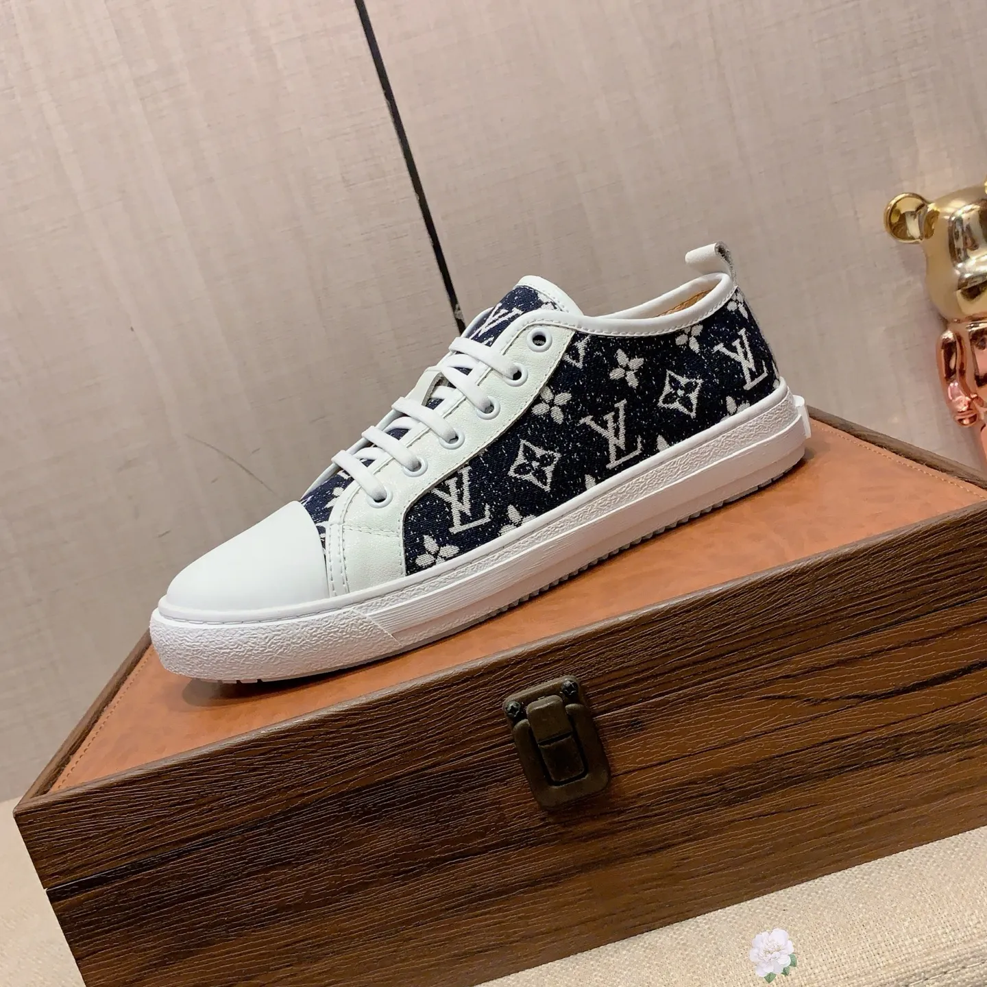 Men's Men's Shoes 💰400💰💰🎩🎩[Lightning][Lightning] "Lv*" Latest•hot style casual shoes, top brand [Seduce] luxury~purchase, top~quality. [Strong] The upper is made of imported breathable fabric with cowhide material ➕ breathable sheepskin feet (•) and fine workmanship. Original stylish and stylish soft rubber wear-resistant and non-slip outsole, light and comfortable on the feet, the real thing looks better when photographed, 0128: code: 38-44, 2️⃣ colors selected